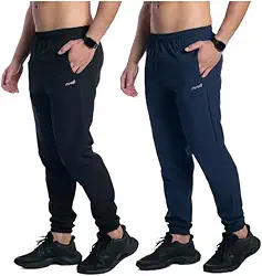 Kit 2 Calça Tactel Elastano Jogger Masculina Corta Vento Treino Academia Esportiva