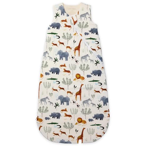 Image of Loulou Lollipop Tencel Lyocell Wearable Baby Blanket Sleeping Bag, Unisex Infant Toddler, 1.0 TOG, 2-Way Zipper Sleepsack