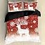 A-christmas Reindeer Snowflake Red