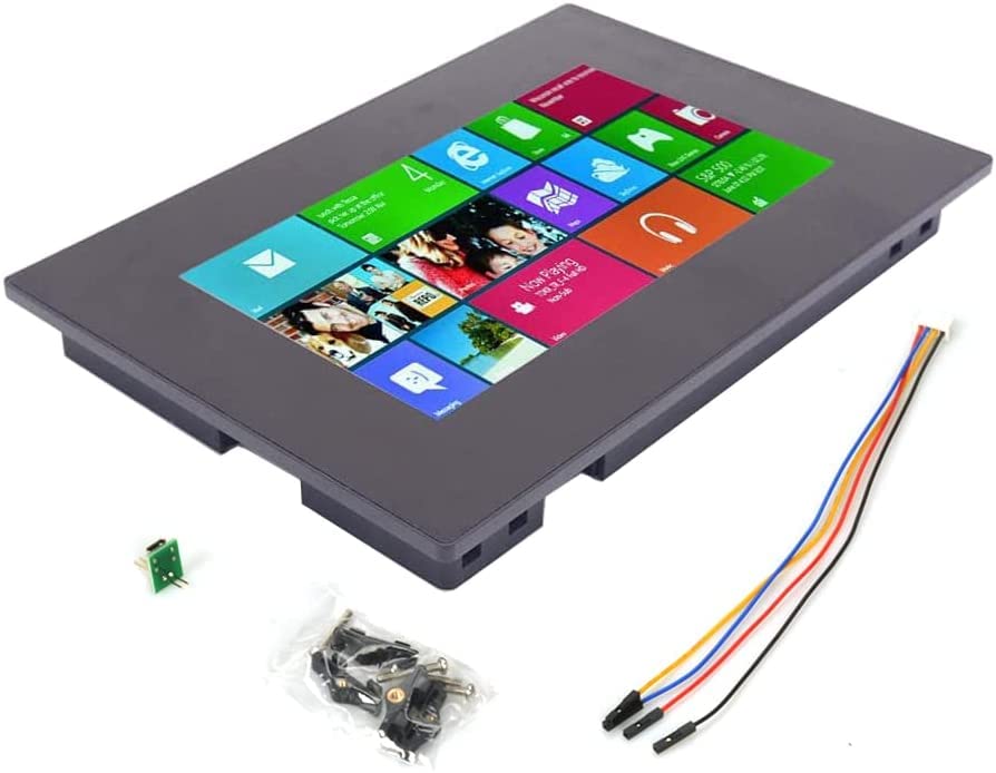 7.0" Nextion Enhanced HMI USART UART Serial TFT LCD Module Display Capacitive Multi-Touch Panel Touch Display Panel with Enclosure(NX8048K070_011C)