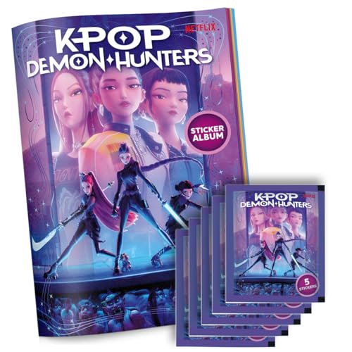 KPop Demon Hunters - Album + 5 X Packs