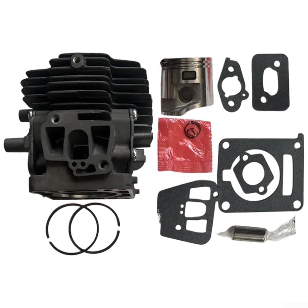 Cilindro compatible con piezas de cortacésped FS460 FS460R FS460C FS460RC, kit de repuesto de metal de 40 mm para mantenimiento de maquinaria de jardín
