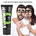 Peel Off Face Mask Charcoal Organic Bamboo with Vitamin C Blackhead Remover Mask, Activated Charcoal Face Mask Skincare Dark Spot Remover for Men and Women, Blackhead Extractor Acne Mask 2.7 oz 80 g