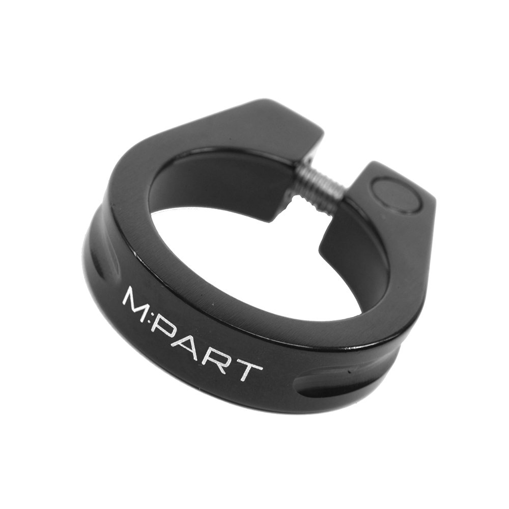 M:Part Threadsaver seat clamp 31.8 mm, black 31.8 mm Black