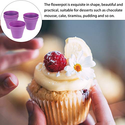 Luxshiny 6- Stcs Plastic Dessertbekers Bloemenpot Cake Desserts Cups Voor Bouwverjaardagsfeestje Ijs Doe- Het- Zelf Bakken Cupcakes Yoghurt Pudding en Shot - Image 4