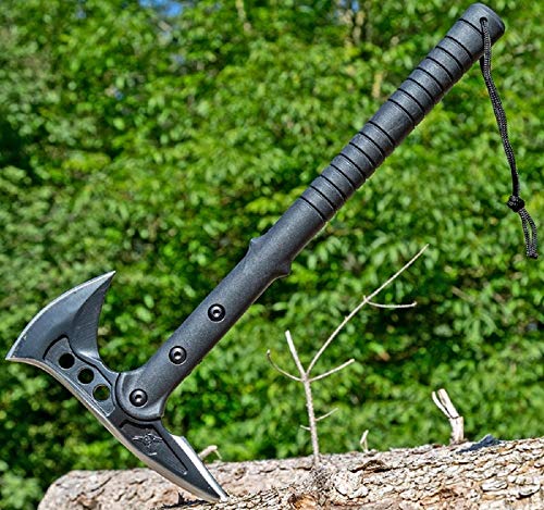 KOSxBO Tomahawk Set Doppelpack Taktische Campingäxte 40 cm