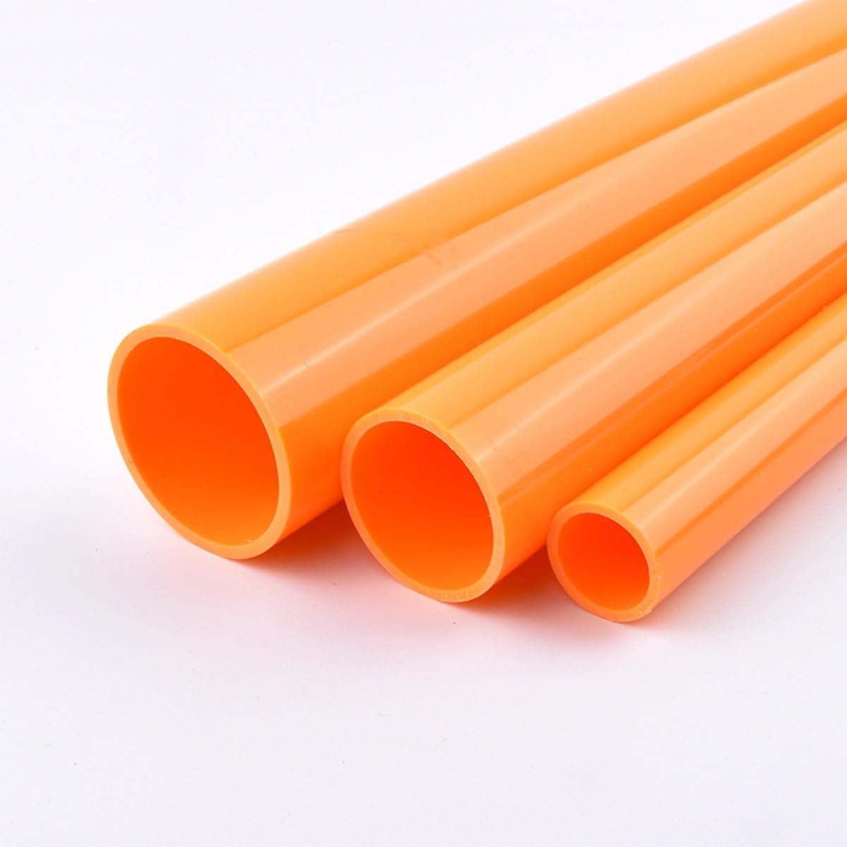 2szt. Średnica 20-50mm Pomarańczowa rura PCV, długość 50cm Rolnictwo Nawadnianie ogrodu Akwarium Rura wodna Łącznik rurowy