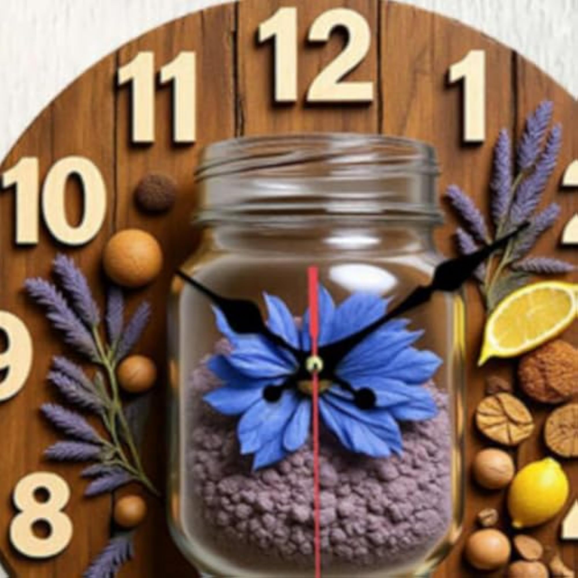 Kitchen Spice Wall Clock Nordic Design Spice Kitchen Clock