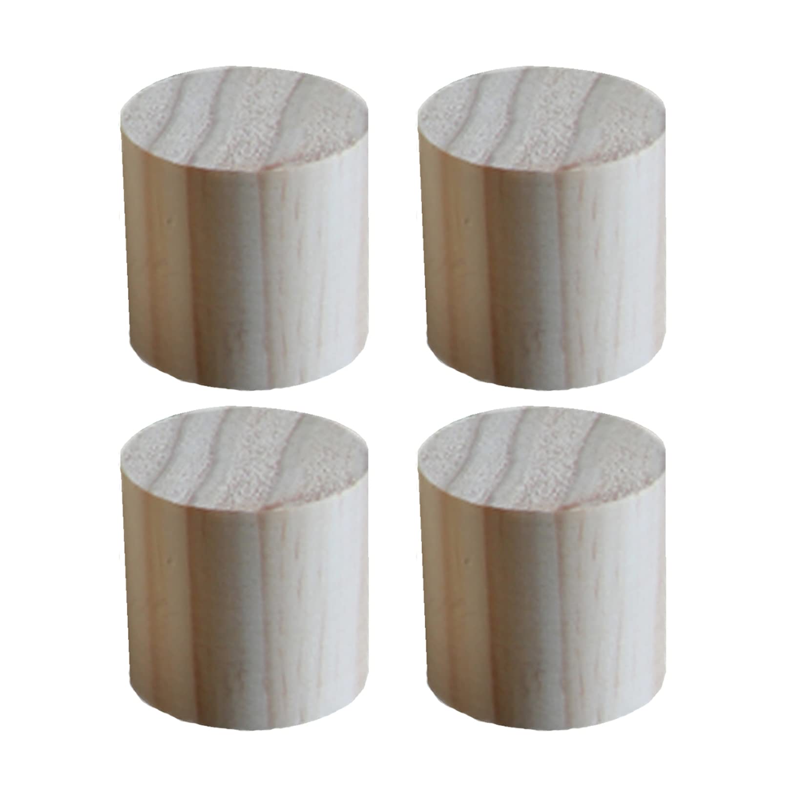 Zcru004 Diameter 9 Cm Furniture Riser Furniture Legs Furniture Soft Feet Lifts Wood Furniture Feet Lifter Elevator For Furniture, Wooden Table Desk Bed Elevator 4 Pieces (5Cm)