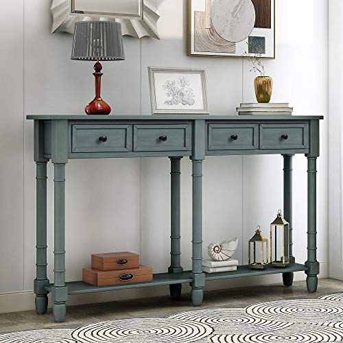 image for Rhomtree Console Table Sideboard Buffet Storage Cabinet Home Furniture