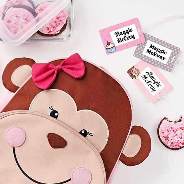 Miniatura 2 de Blaze and The Monster Machines - Etiqueta de bolsa grande impermeable con nombre personalizado, equipo de campamento, equipaje, jardín de infantes