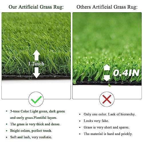 1Pcs Artificial Grass Table Runner