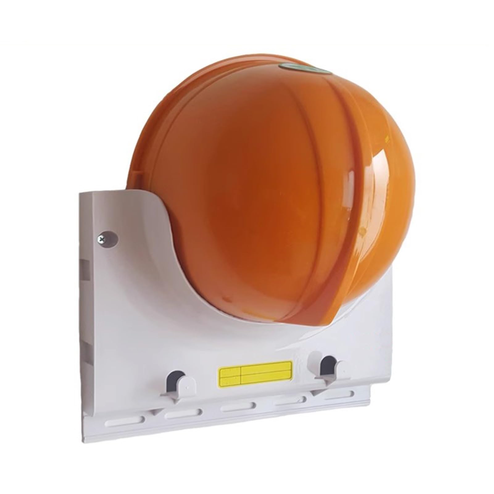 Casco Obra Soporte para Casco Liviano con Perforación para Instalación, Soporte para Casco de Seguridad con Montaje en Pared para Cubículos de Oficina, Soporte para Casco de Seguridad(White)