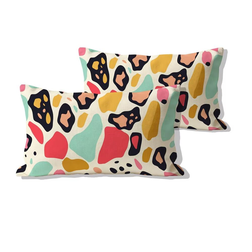 Taie d'oreiller velours 50x90 avec fermeture éclair invisible lot de 2