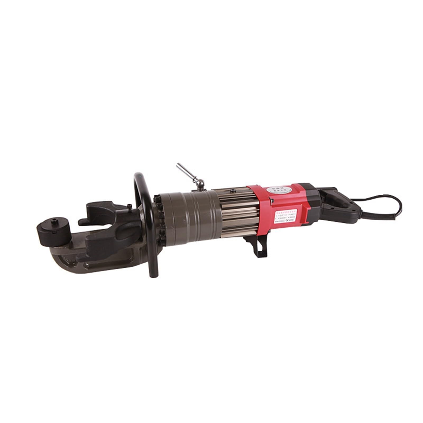 Cortadora de Varillas, Dobladora de barras acero eléctrica portátil, pequeña máquina hidráulica for doblar y enderezar(ZJ-28)