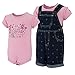 Carhartt Baby Girls' Printed Denim Shorall Set