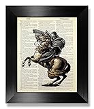 Funny Star Wars Gift for Boyfriend Birthday Gift, Darth Vader with Horse Cat Art Print, Dictionary Art Print, Cool Office Poster, Office Gift for Man Woman Coworker Boss, Boyfriend Gift for Husband