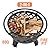 36 Inch Fire Pits for Outside Outdoor Wood Burning Firepit with BBQ Grate Large Heavy Duty Steel Firepit Bowl Bonfire Pit for Patio Backyard Garden Camping