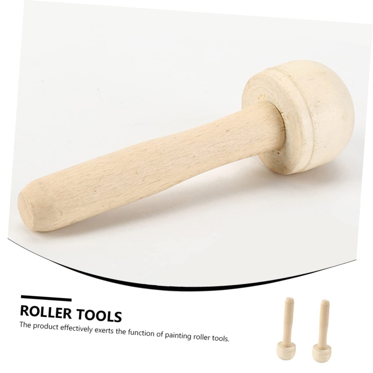HOODANCOS Mushroom Roller Smooth Head Printmaking Paper Printing Ink Rubbing Tool for DIY Craft
