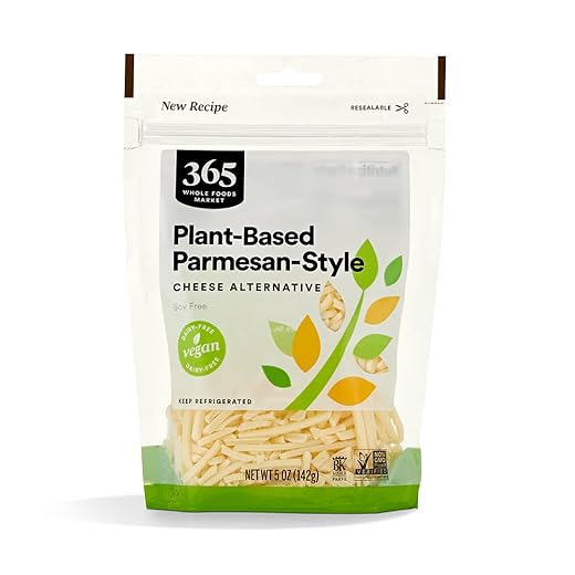 365 by Whole Foods Market Non Dairy Parmesan Style Cheese Shreds, 5 OZ