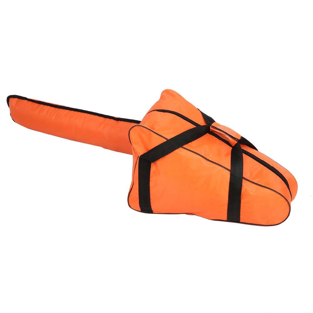 Kit Bag, Wear-resistant Portable Tool Bag for Lumberjack for Outdoors for Protect Chainsaw(Bright Orange, (Middle zipper))