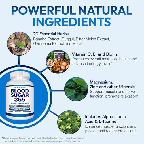 Arazo Nutrition Blood Sugar 365