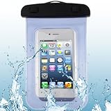 Funda protectora de bolsa impermeable de alta calidad para iPhone 5 y 5s y SE / iPhone 4 y 4S / 3GS / Otros teléfonos móviles de tamaño similar (Rosa)