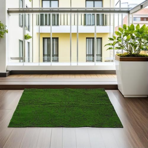 Césped artificial de musgo decorativo para balcón y mini paisaje urbano 6