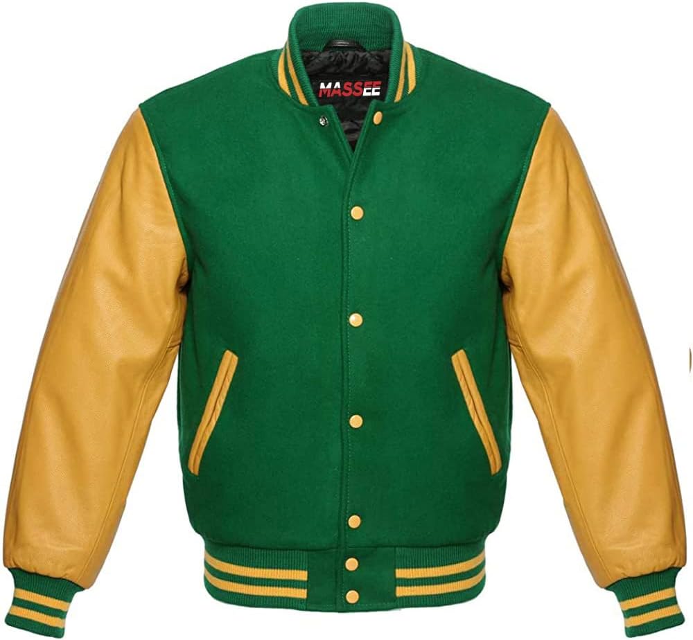 ジャケット EMIS EMIS WOOL VARSITY JACKET 4BNY281 Massee Sports Original Varsity Letterman Jacket 45 Colors