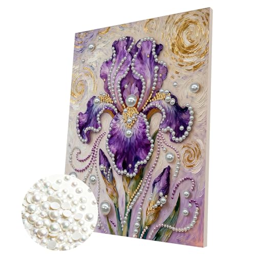 Idée cadeau bricolage peinture en perles iris avec cadre pour débutants