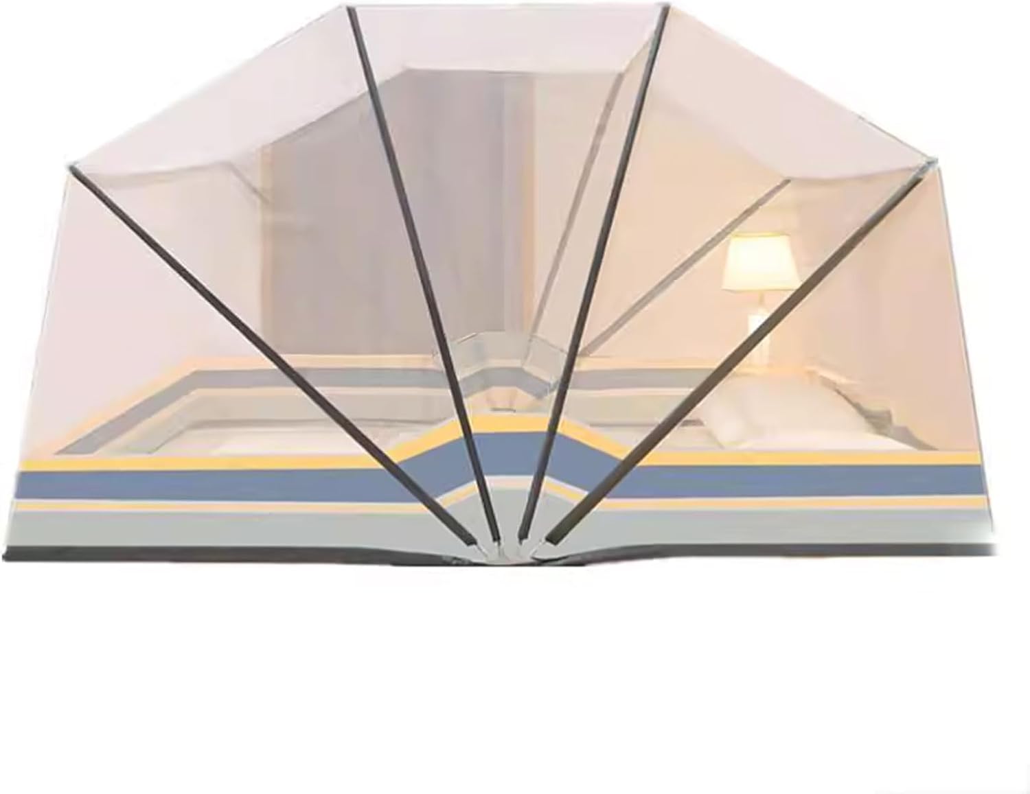 PEKJI Polyester Folding Mosquito Net Tent Breathable Mosquito Tent Lightweight Mosquito Net Suitable for Home and Camping
