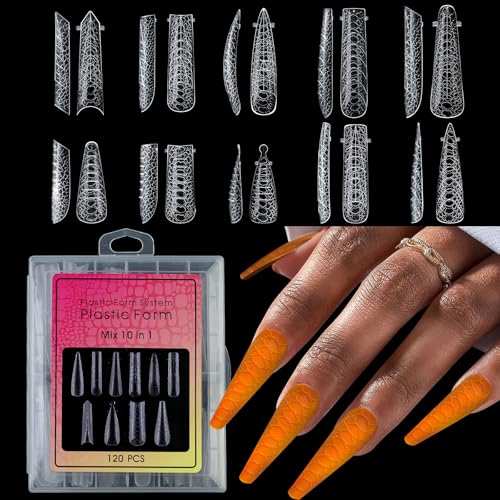 Copertura completa delle unghie finte, adatta per saloni di bellezza e nail art a casa.