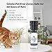 Cat Spray Deterrent System, Automatic Cat Deterrent Spray, Motion Activated Pet Deterrent Spray System for Cats & Dogs Odorless Pet Deterrent, Senses Pets Up to 3 Feet Away, Friendly & Safe Black