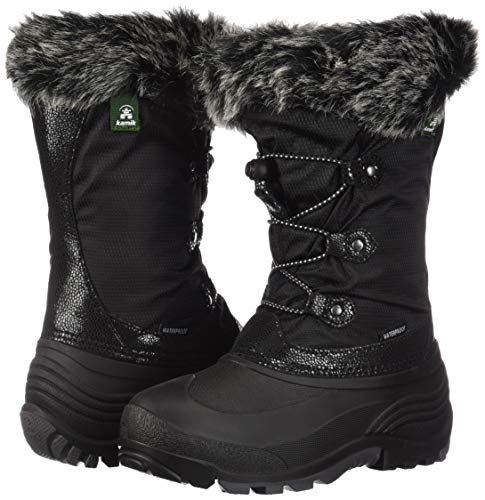 Kamik Girls Powdery2 Winter Boots,Black,1 #TOP6
