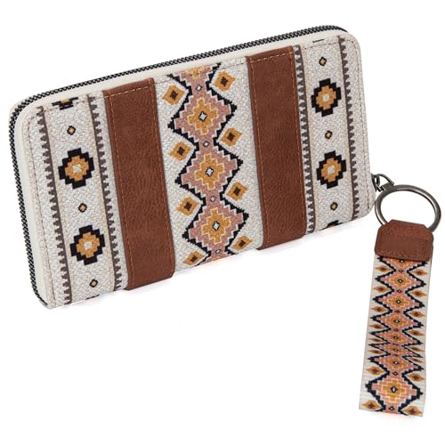 x wrangler wristlet western wallet boho aztec credit card holder for women