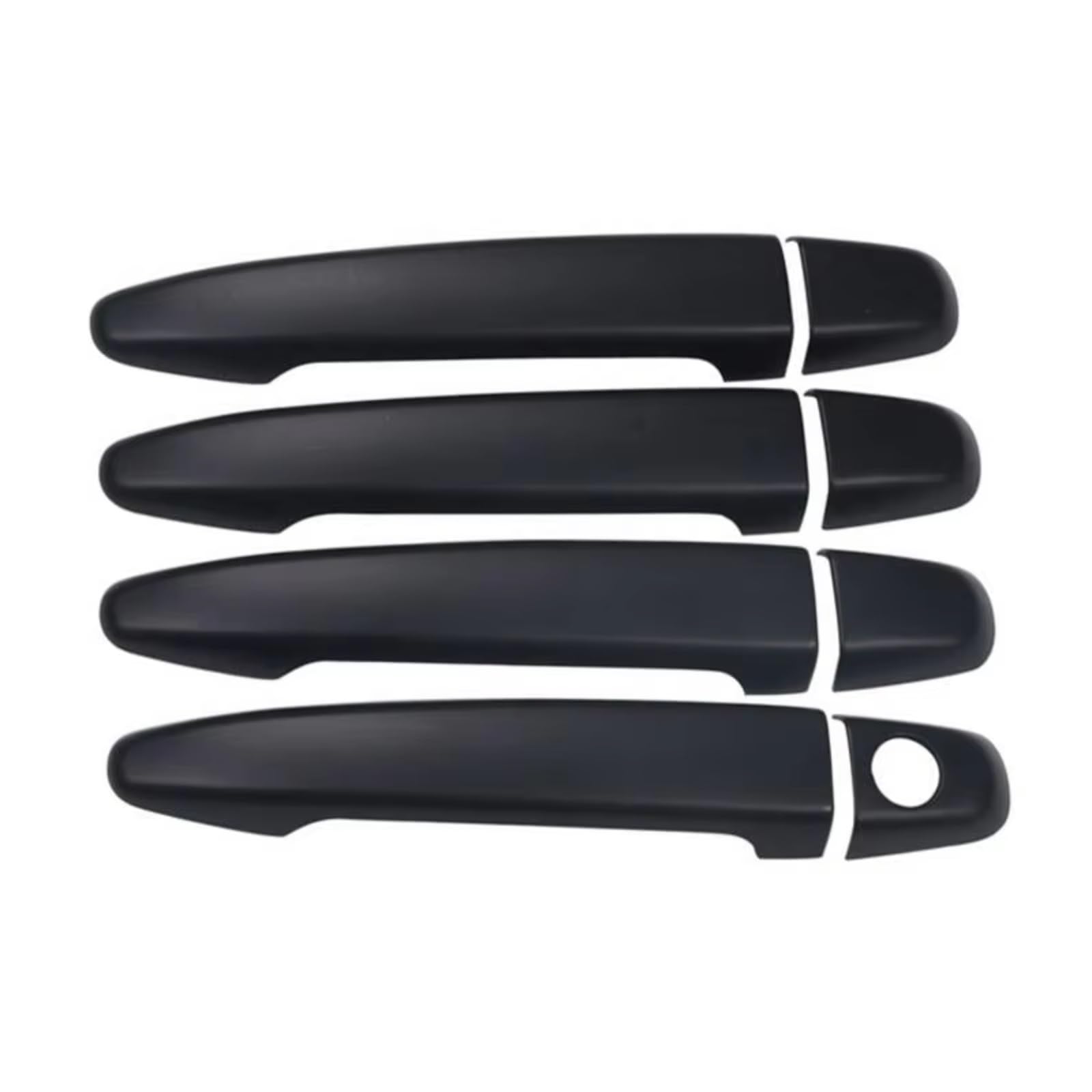 JJRFVBGT Door Handle Trim Compatible with Toyota for 4Runner SUV 2003 2004 2005 2006 2007 2008 2009 Side Trim Black Car Exterior Door Handle Cover