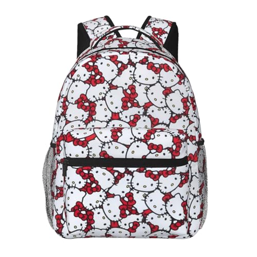 Binnetin Cute Cat Backpack Lightweight for Women Large Capacity Travel Daypack