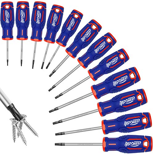 InPower Torx Screwdriver Set, T5 - T40 Screwdriver Sets 12 PCS, Magnetic Screwdriver Set.
