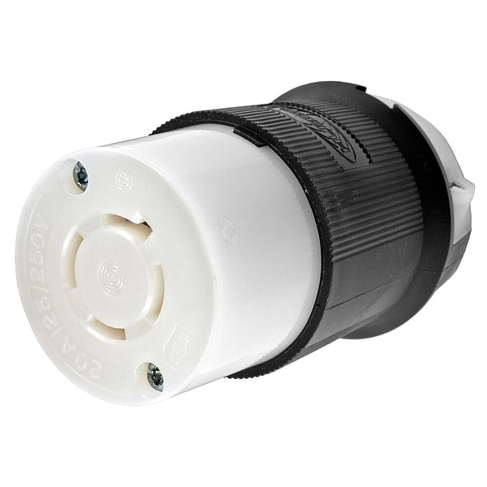 Hubbell HBL2413 Locking Connector, 20 amp, 125/250V, L14-20R