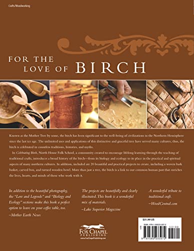 Celebrating Birch: The Lore, Art, and Craft of an Ancient Tree (Fox Chapel Publishing) Woodcarving Projects, Legends, Folklore, History, and the Importance of Birch Trees, Wood, Bark, and Sap - Image 2