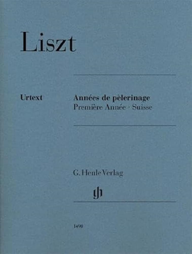 Liszt, Franz - Années de pèlerinage, Première Année - Suisse: Instrumentation: Piano solo