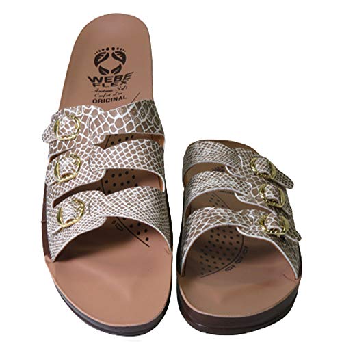 Sandalia Ortopedica Webe Flex 3 Tiras Cobra-36