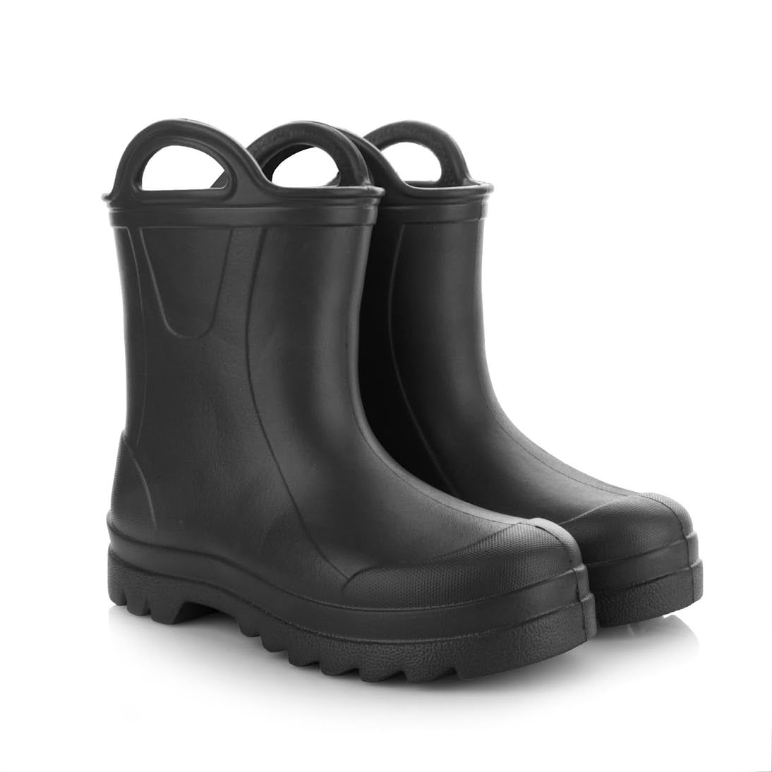 Lemigo Bottes de pluie pour enfants très légères en mousse EVA avec poignée pour garçons et filles 735 Doggy