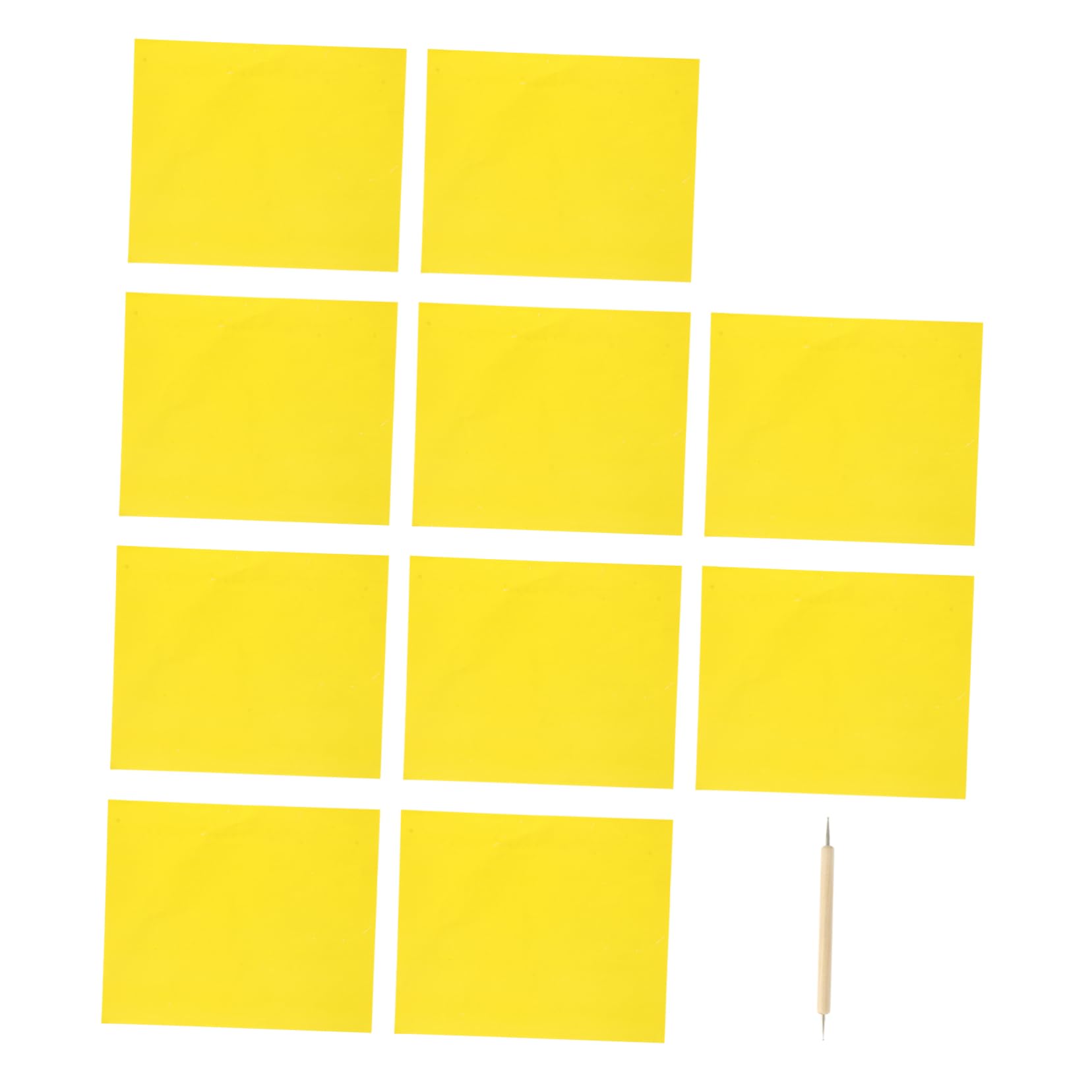 BEBEMOKO 10pcs Cross Stitch Transfer Paper Pad Water-Soluble Carbon Paper for Pattern Making Sewing