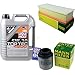 Produktbild Filter Set Inspektionspaket 5 Liter Liqui Moly Motoröl Top Tec 4200 5W-30 MANN-FILTER Luftfilter Ölfilter