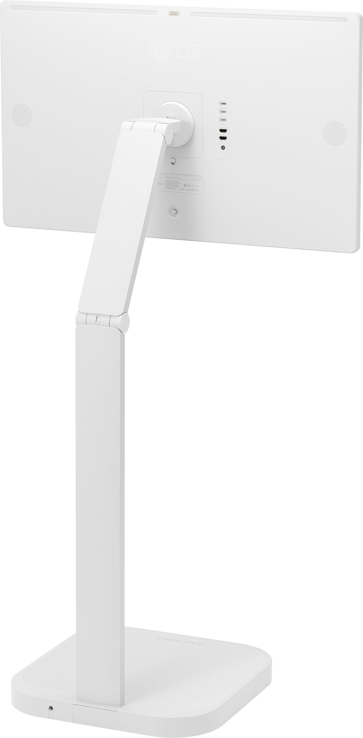 LG Smart Monitor Swing 32U889SA-W 32 Zoll 4K UHD IPS Touch Monitor, webOS 24, AirPlay, ThinQ, HDR10, 95% DCI-P3, rollbarer Standfuß, 1x USB-C (65W), 2X HDMI 2.0, Weiß