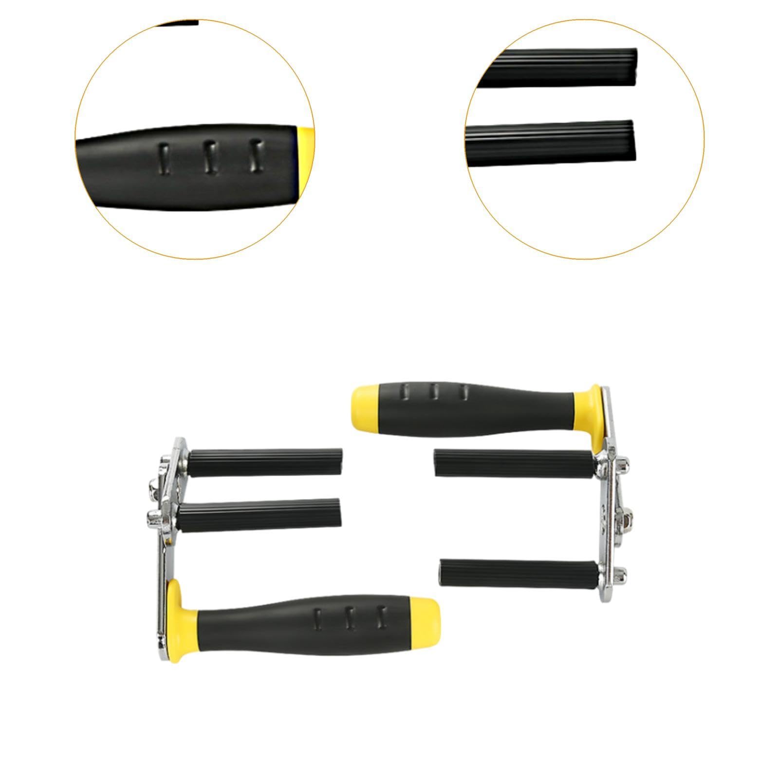 2 Elevadores Portátiles para Placas de Yeso Y Paneles de Madera Contrachapada, 1 Par de Asas, Elevador de Carga