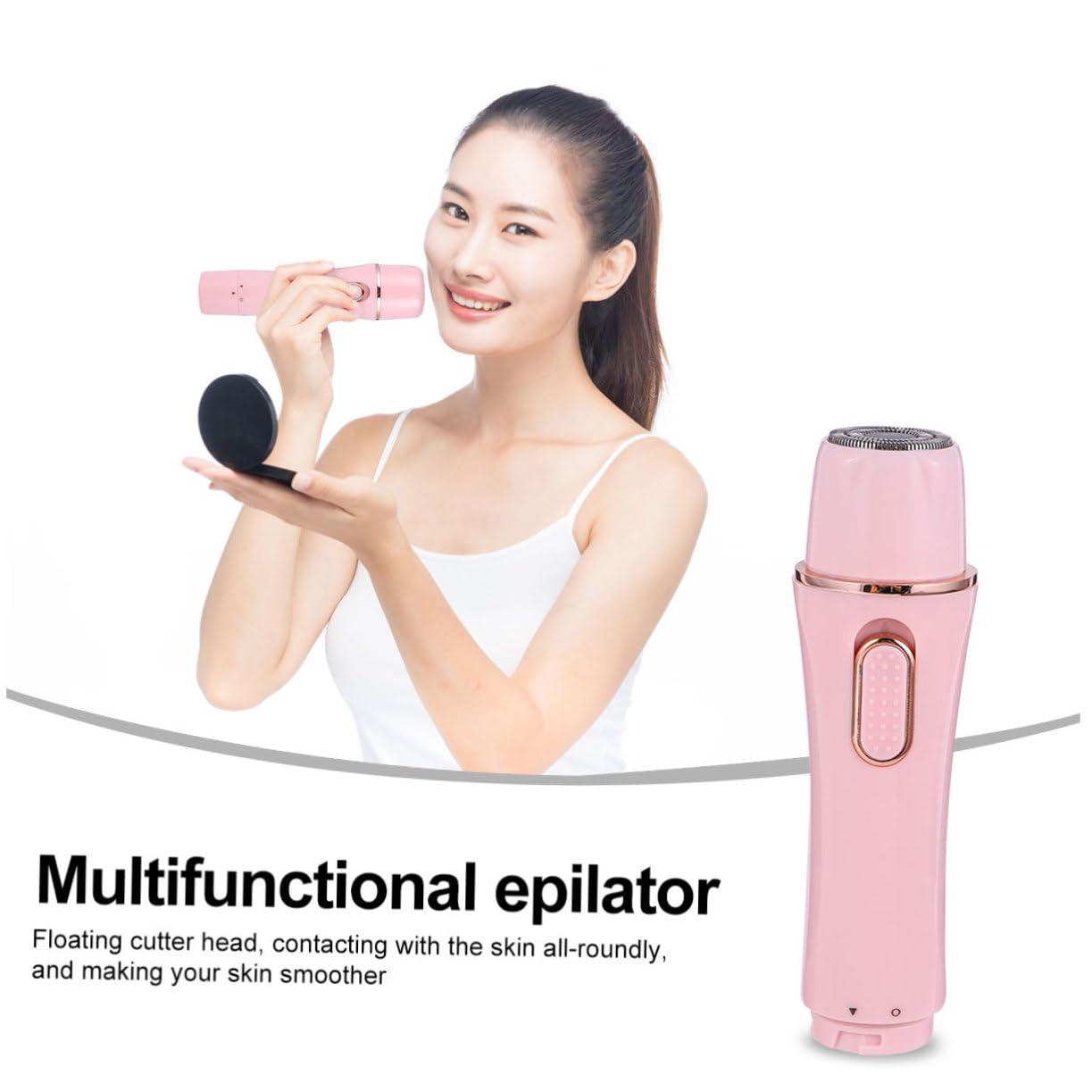 Afeitadora Eléctrica Recargable 4 1 Para Mujer, Maquinilla De Depilación Corporal y Facial, Recortadora De Cejas y Vello Nasal, Portátil y Usb Para Uso Viaje