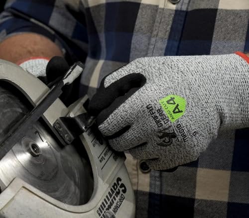Image of MAGID Griffin Gear ANSI A4 Sandy Nitrile Coated Work Gloves