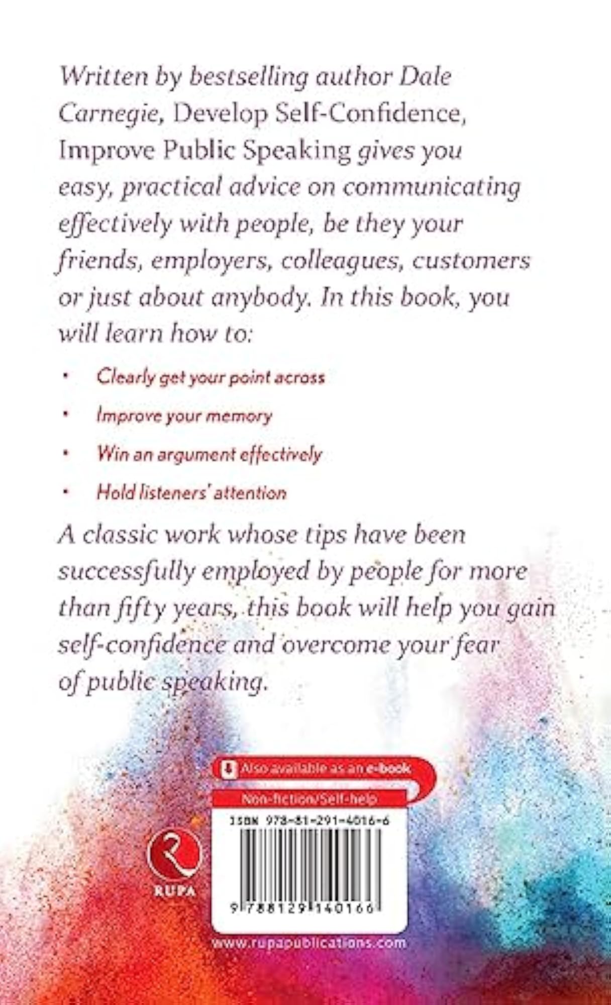 How to Develop Self-Confidence & Influence People By Public Speaking